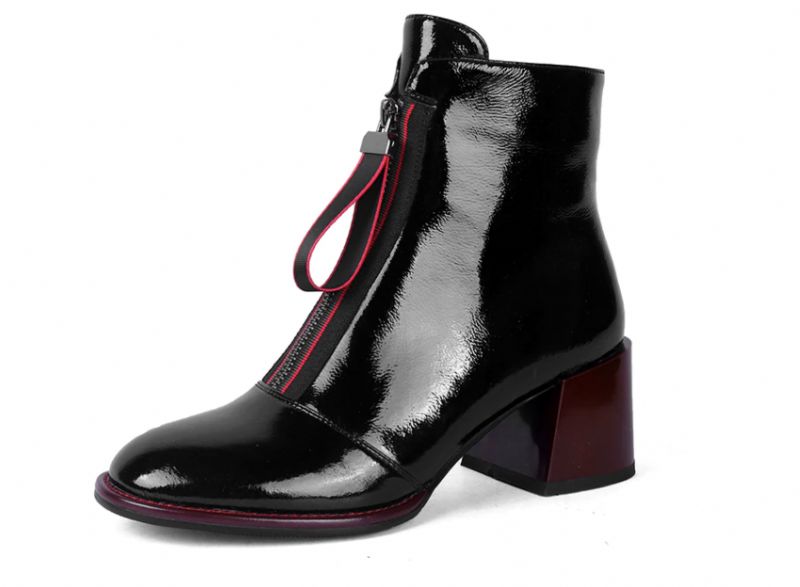 Made Buty Do Kostek - Czarna skóra bydlęca