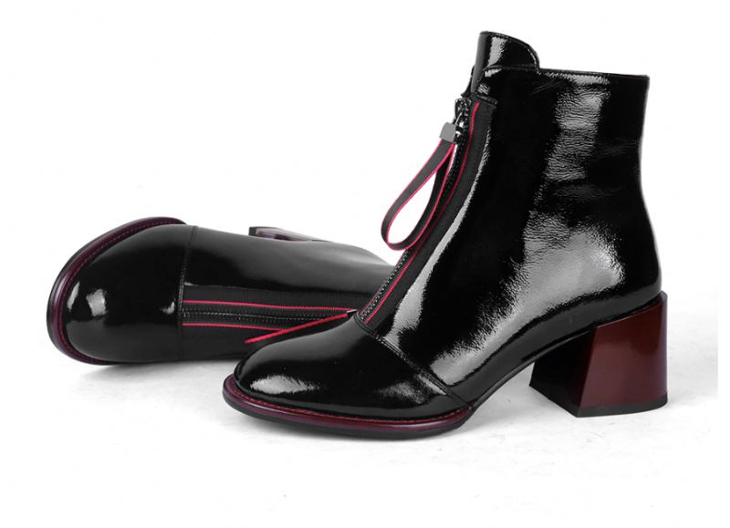 Made Buty Do Kostek - Czarna skóra bydlęca