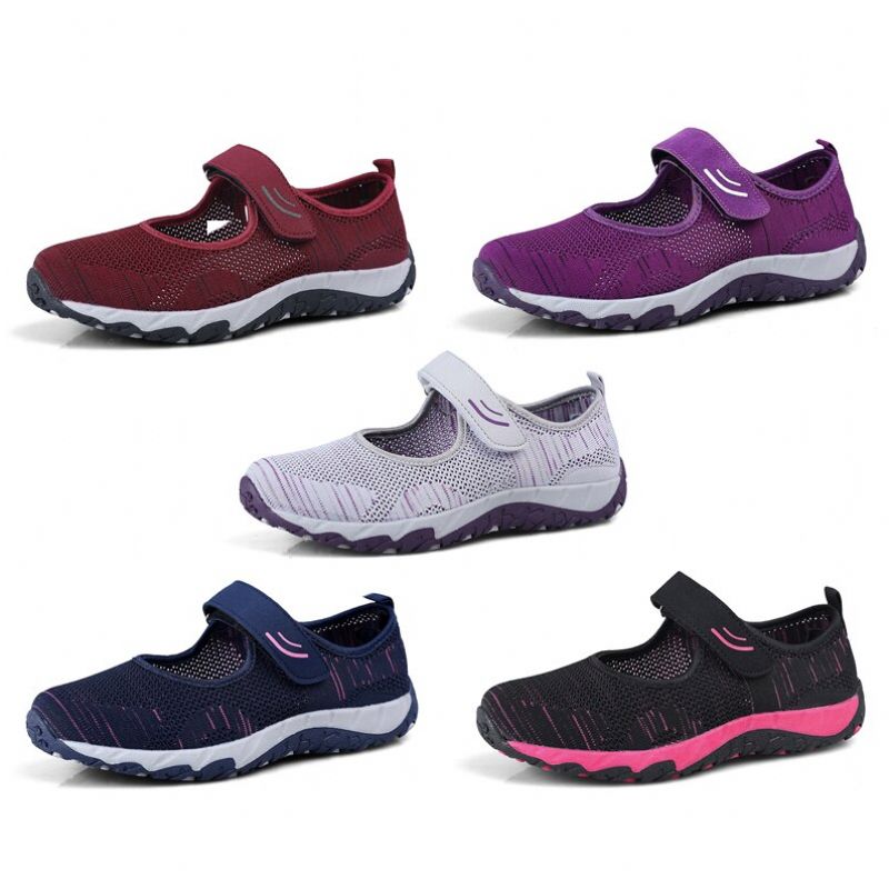 Magnolia Damskie Buty Sportowe Z Siateczki - Szary 01