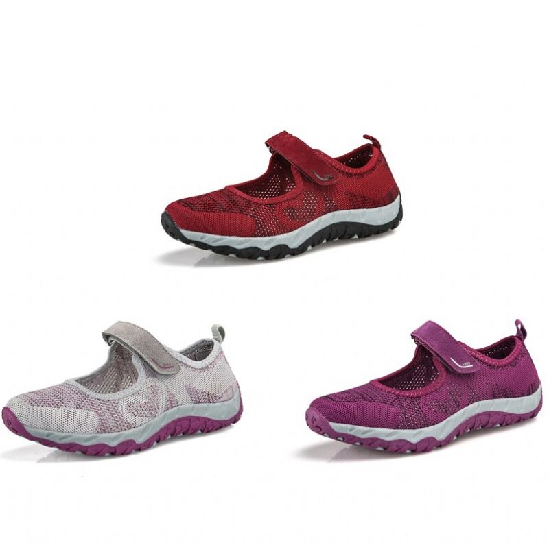 Magnolia Damskie Buty Sportowe Z Siateczki - Szary 01