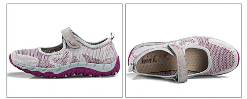 Magnolia Damskie Buty Sportowe Z Siateczki - Szary 01