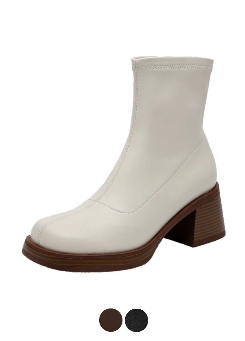 Maitte Damskie Buty Do Kostki Na Platformie