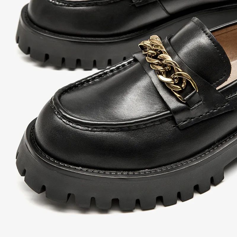 Makris Damskie Buty Typu Platform - Czarny