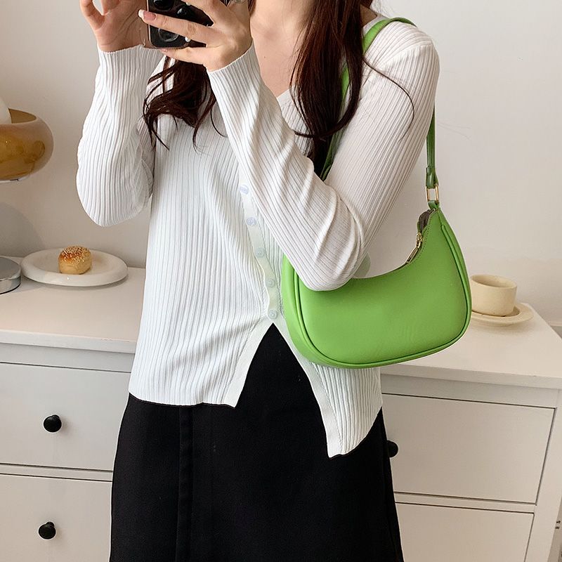 Mała Torebka Damska Lirio Leather Crossbody - Zielony
