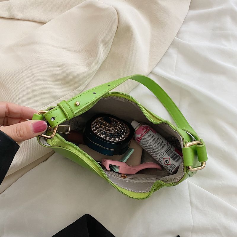 Mała Torebka Damska Lirio Leather Crossbody - Zielony