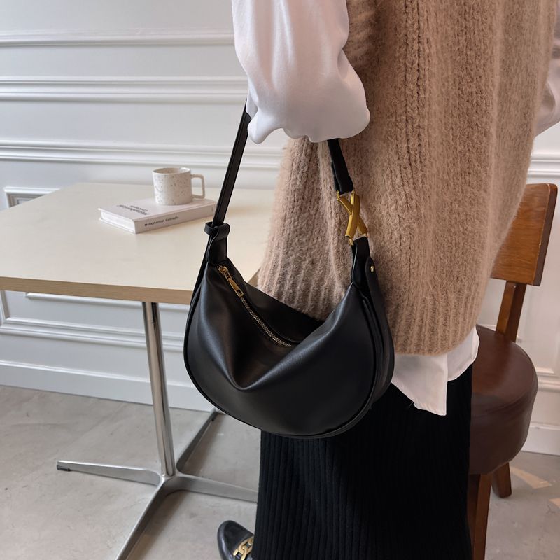 Mała Torebka Damska Loreth Leather - Czarny