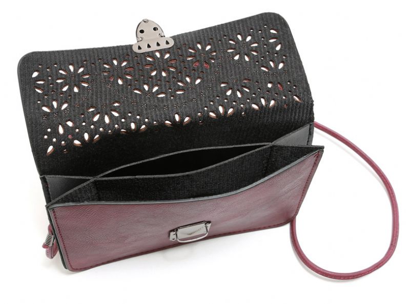 Mała Torebka Damska Pimentel Fashion Rivets - Burgund