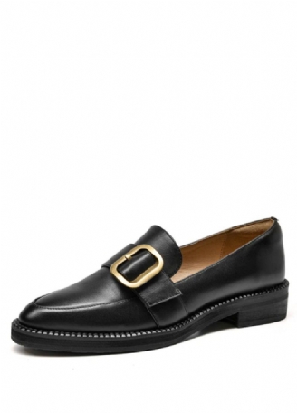 Mallet Damskie Płaskie Skórzane Buty Typu Loafer