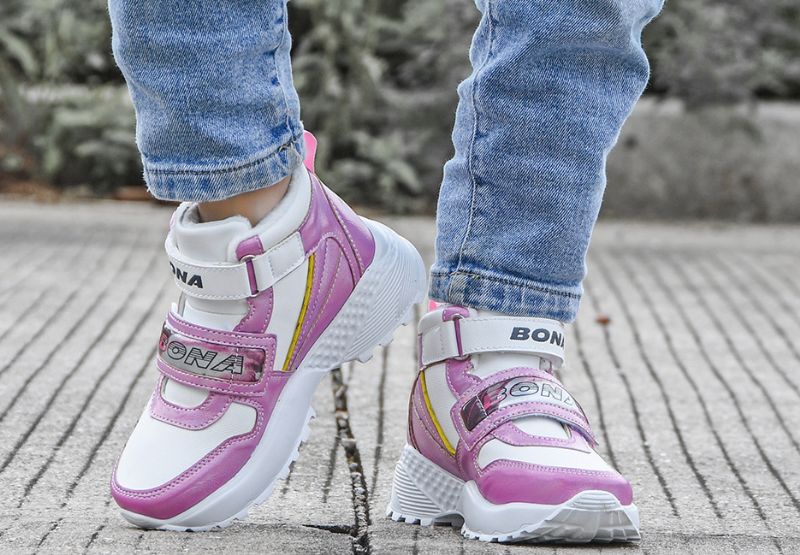 Malone Dla Obu Płci Dziecięce Ciepłe Trampki - Zielony