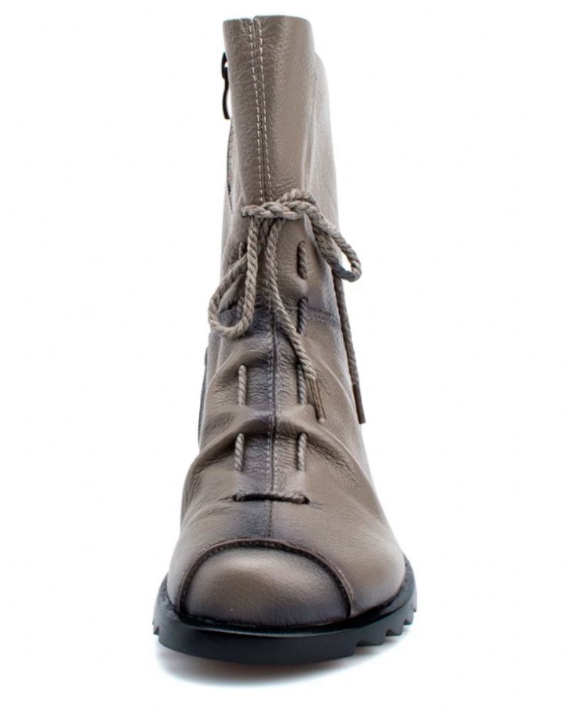 Mao Damskie Buty Skórzane - Czarny