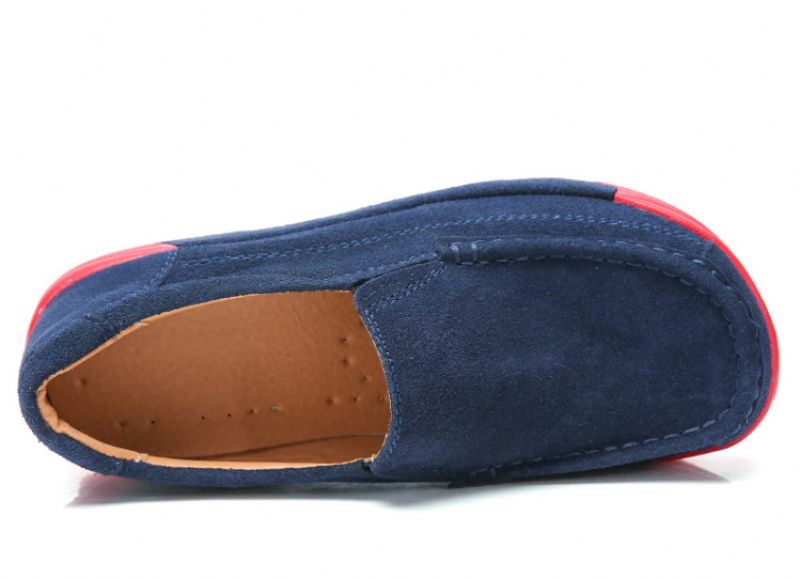 Marbella Damskie Buty Platformowe Wsuwane Czarne - Czarny