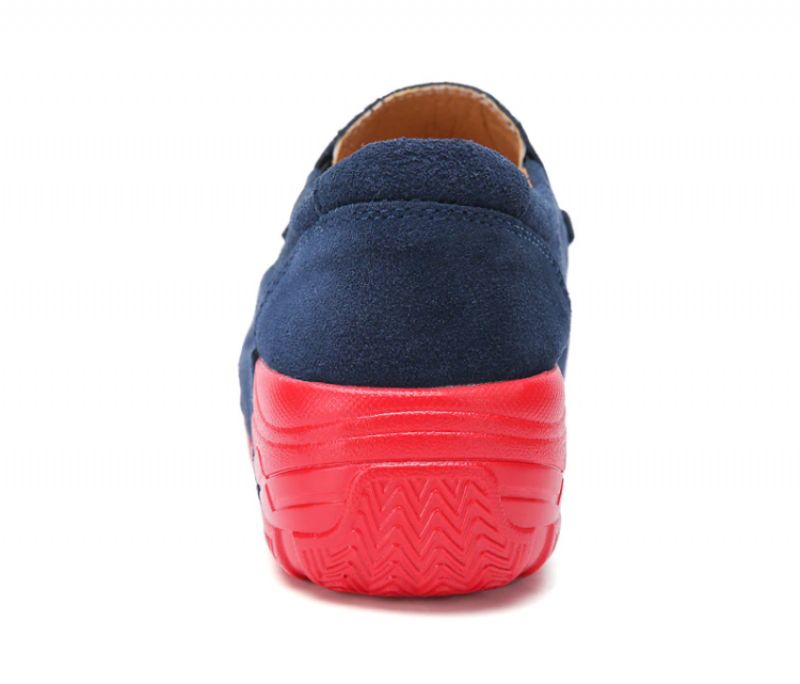 Marbella Damskie Buty Platformowe Wsuwane Czarne - Czarny