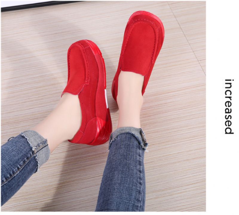 Marbella Damskie Buty Platformowe Wsuwane Czarne - Czarny
