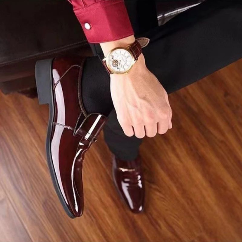 Marcus Męskie Mokasyny Eleganckie Buty - Czarny Hollow