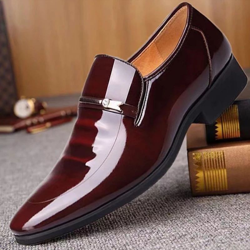 Marcus Męskie Mokasyny Eleganckie Buty - Czarny Hollow