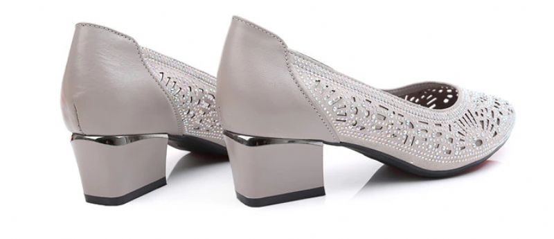 Maren Damskie Buty Na Obcasie - Złoty