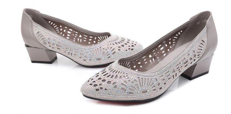 Maren Damskie Buty Na Obcasie - Złoty