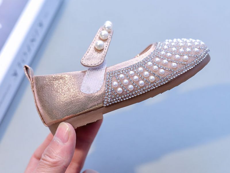 Mariah Niemowlęce Płaskie Buty Dziewczęce - Różowy