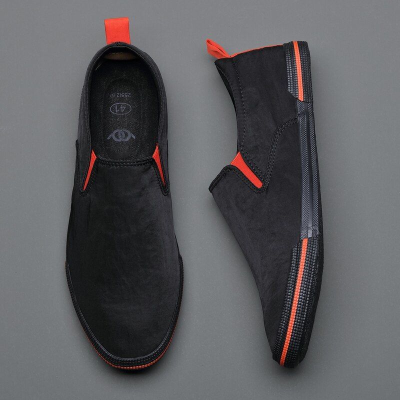 Marshall Męskie Mokasyny Modne Buty - Czarny
