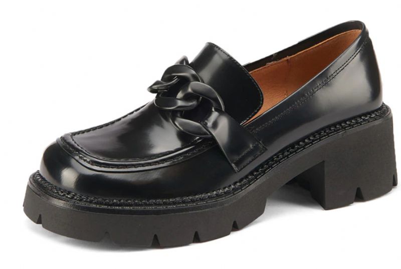 May Damskie Buty Na Grubej Platformie - Czarny