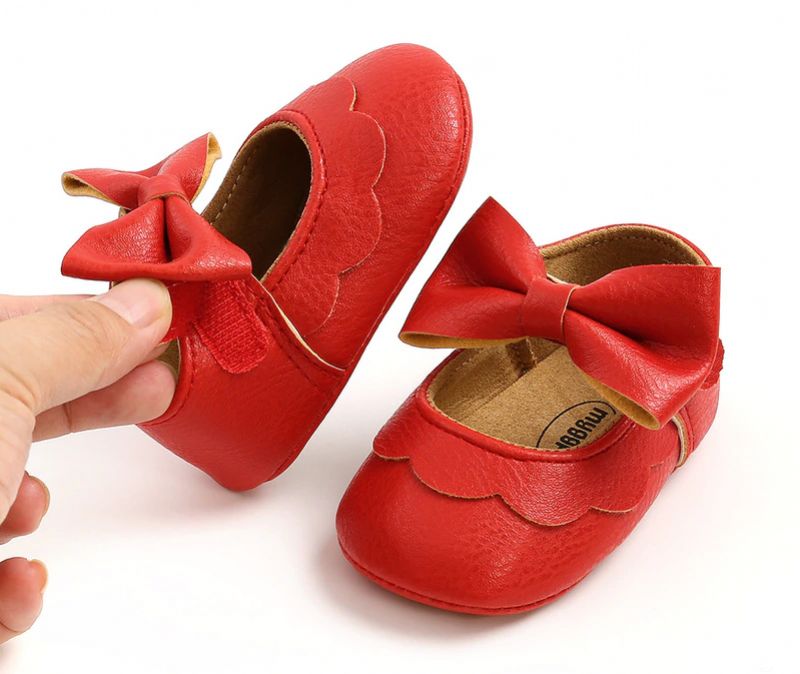 Melinda Dziecięce Płaskie Buty Dziewczęce - Różowy