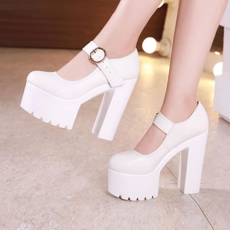 Melisa Damskie Buty Na Platformie - Czarny 5 cali