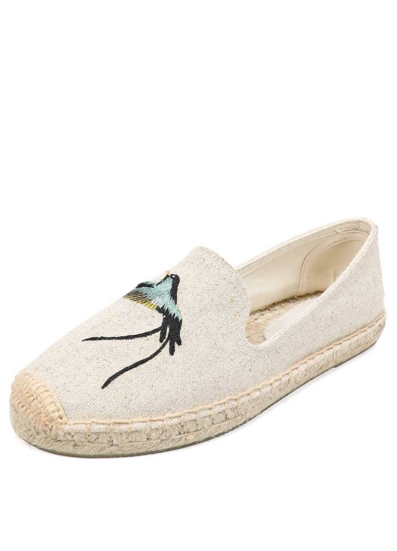 Melva Damskie Letnie Płaskie Wsuwane Oddychające Espadryle