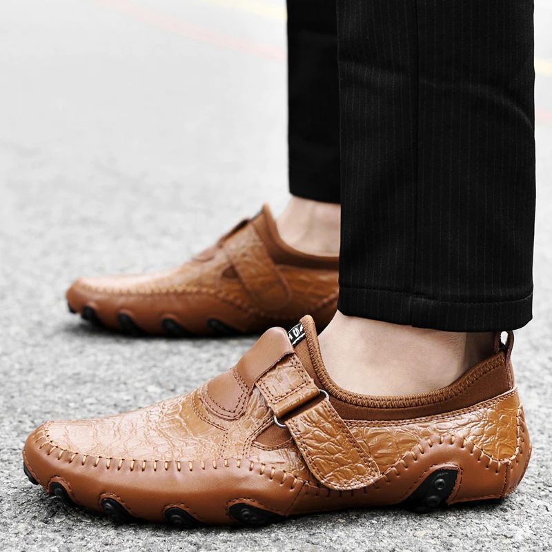 Memet Męskie Mokasyny Casual - Brązowy