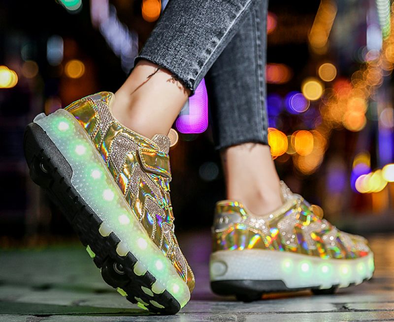 Memphis Dla Obu Płci Dziecięce Trampki Roller - Różowy