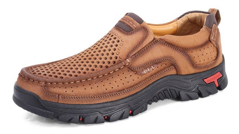 Menphis Męskie Mokasyny Casual - Khaki