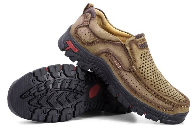 Menphis Męskie Mokasyny Casual - Khaki