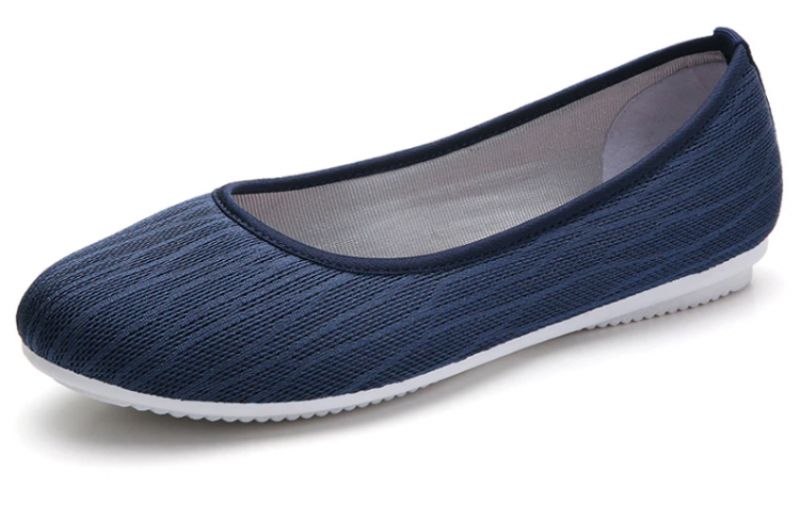 Merary Damskie Płaskie Buty - Niebieski