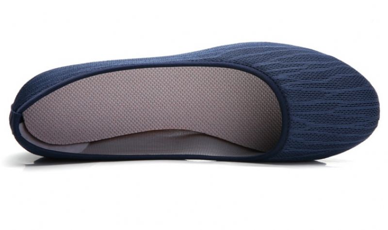 Merary Damskie Płaskie Buty - Niebieski
