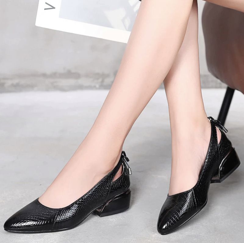 Merly Damskie Buty Na Obcasie - Szary