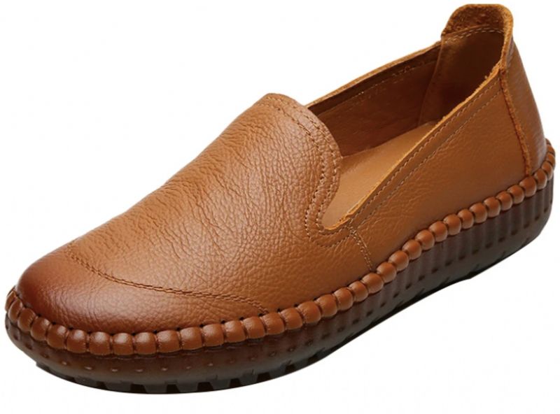 Merly Damskie Buty Typu Loafer - Brązowy
