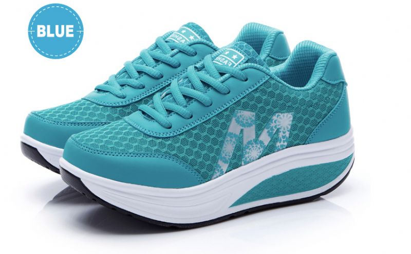 Mesh V1 Damskie Buty Na Platformie - Niebo