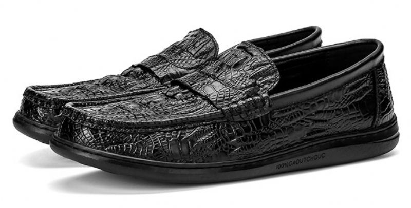 Męskie Buty Loafers Ernesto - Czarny