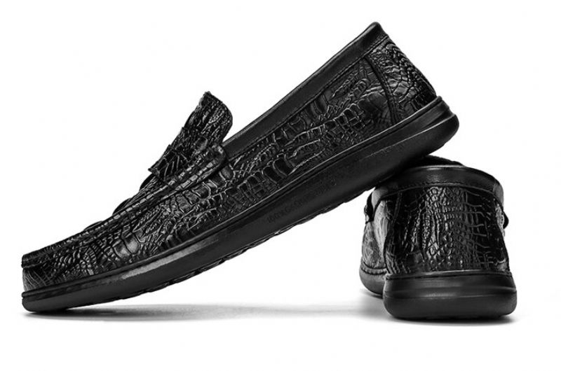 Męskie Buty Loafers Ernesto - Czarny