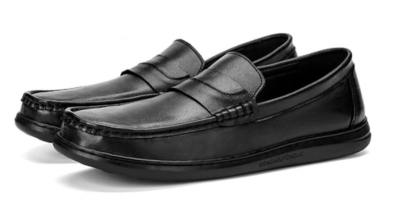 Męskie Buty Loafers Ernesto - Czarny