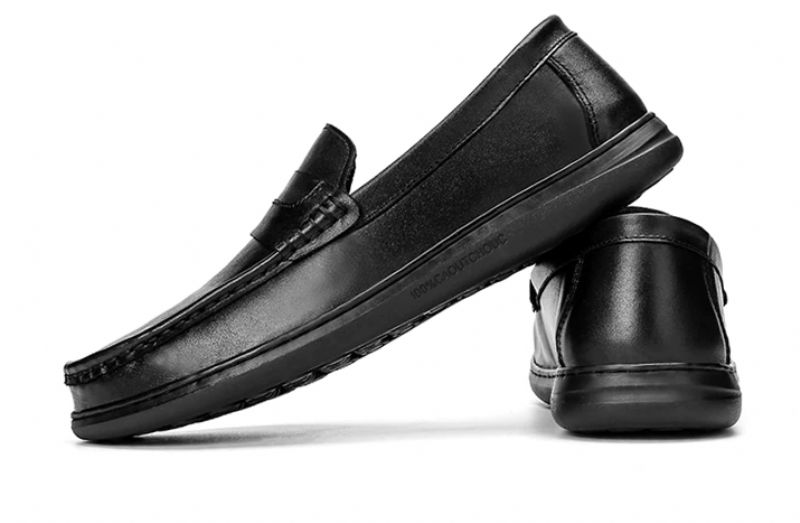 Męskie Buty Loafers Ernesto - Czarny