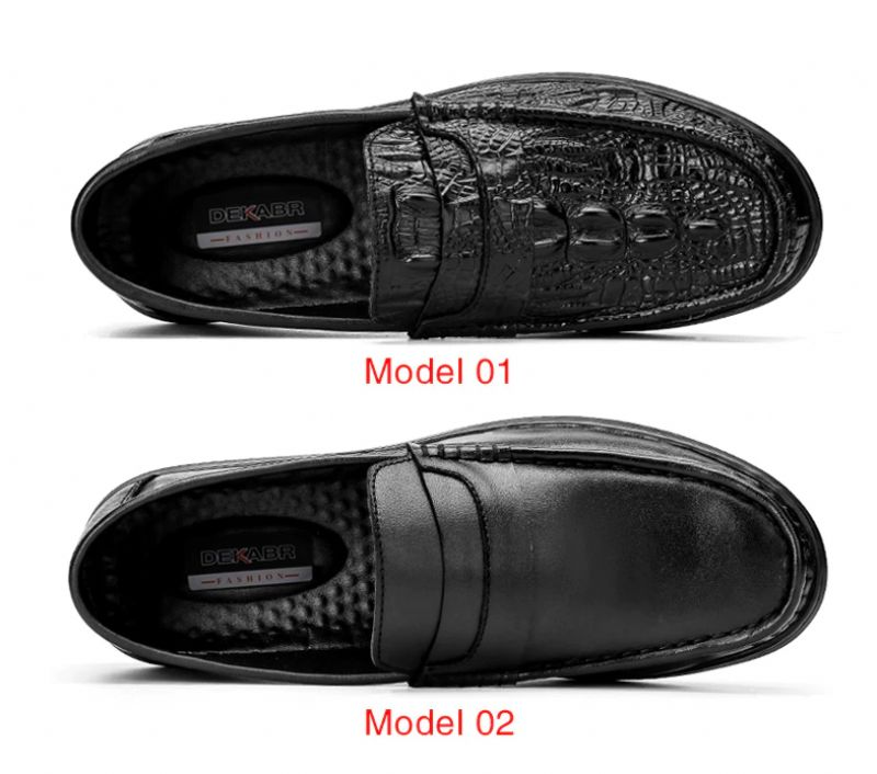 Męskie Buty Loafers Ernesto - Czarny