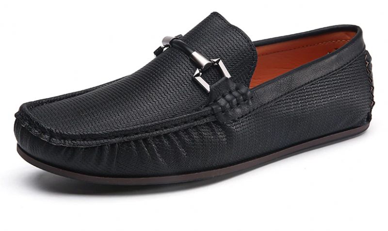 Męskie Buty Loafers Humberto - Niebieski
