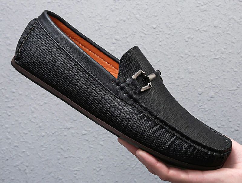 Męskie Buty Loafers Humberto - Niebieski