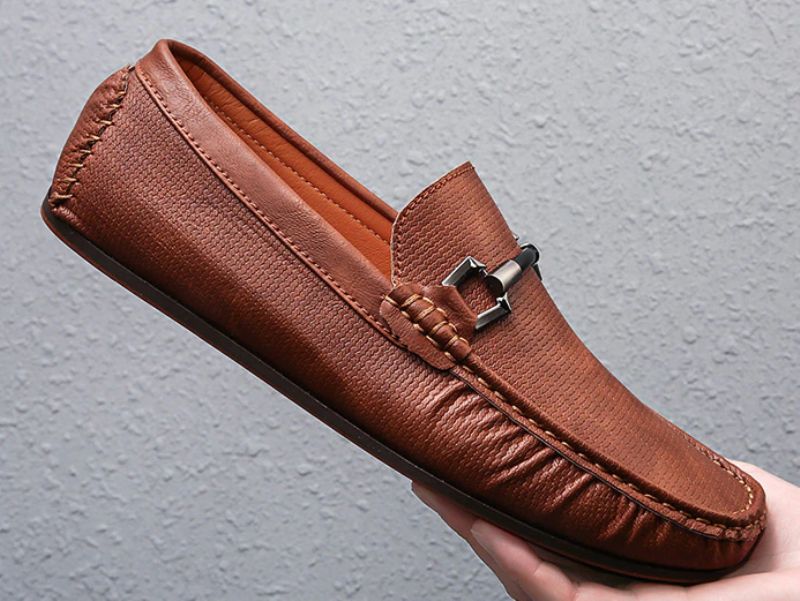 Męskie Buty Loafers Humberto - Niebieski