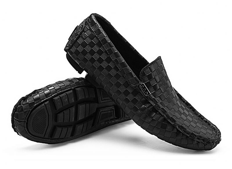 Męskie Buty Loafers Memphis - Czarny