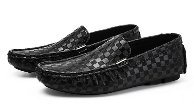 Męskie Buty Loafers Memphis - Czarny