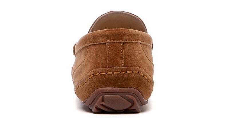 Męskie Buty Loafers Virgil - Brązowy