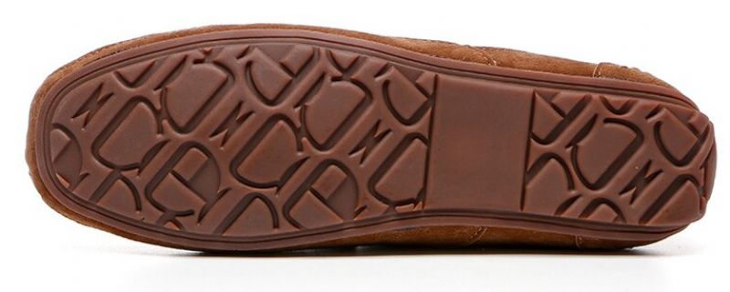 Męskie Buty Loafers Virgil - Brązowy