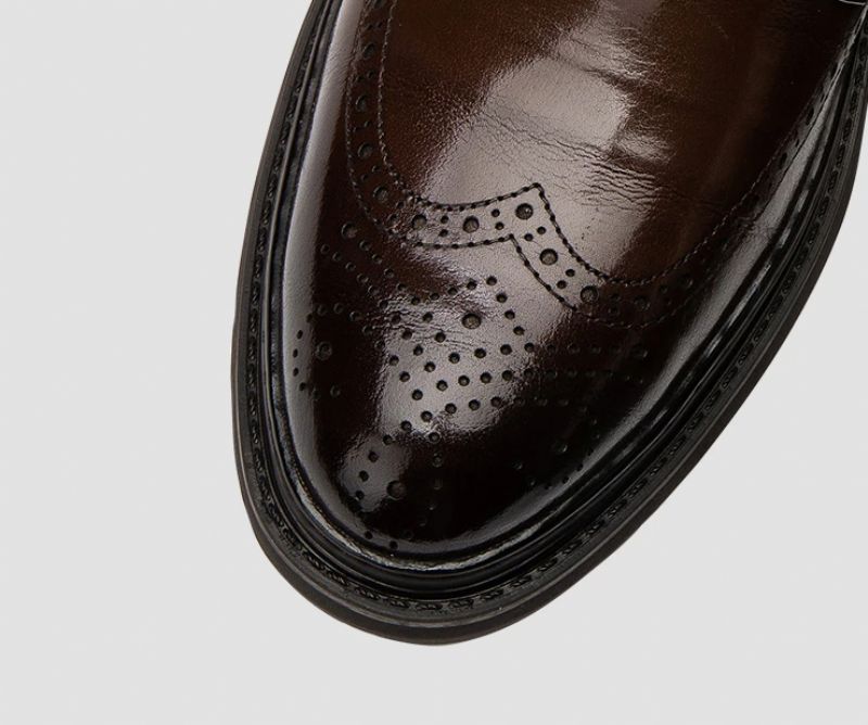 Męskie Buty Wizytowe Agustin - Czarny