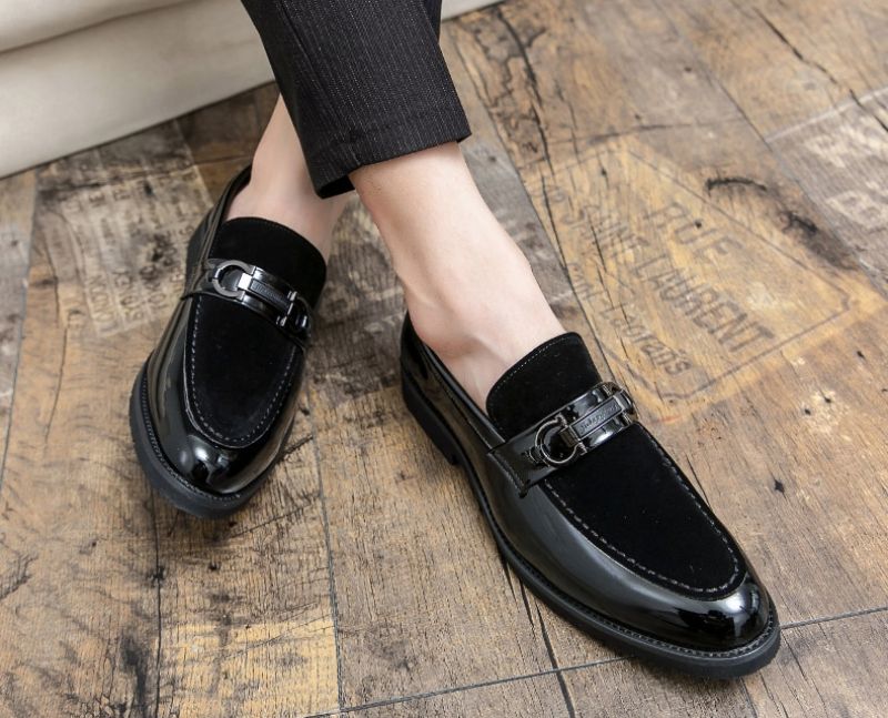 Męskie Buty Wizytowe Bruyne - Czarny